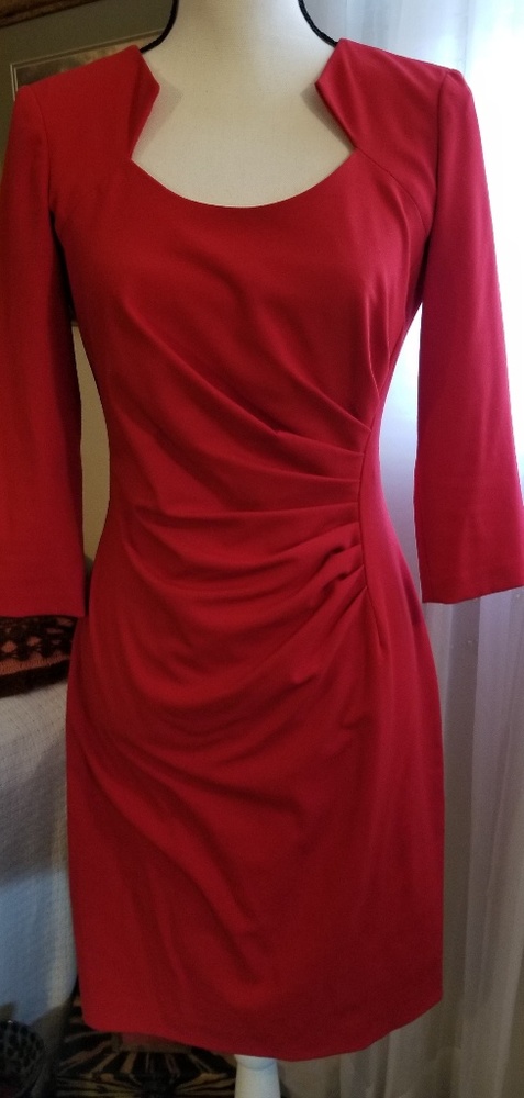 Calvin Klein red dress